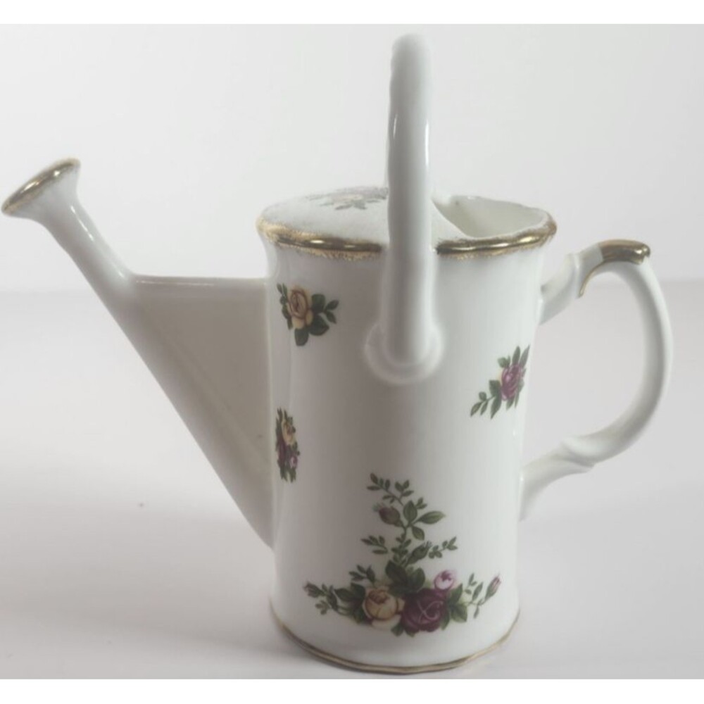 Royal Albert Old Country Roses Small Watering Can Long Spout EUC